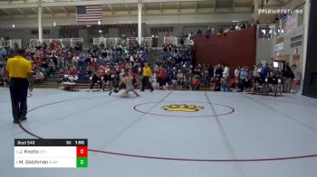 Quarterfinal - Jameson Knotts, St. Christopher's School vs Michael Daichman, St. John's School