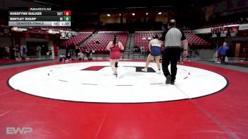 235 lbs Quarterfinal - Kurstynn Walker, Tuttle HS Girls vs Bentley Sharp, El Reno HS Girls