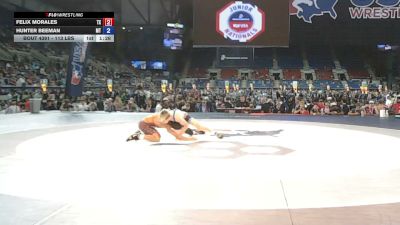 113 lbs Cons. Rd Of 128 - Felix Morales, Texas vs Hunter Beeman, Montana