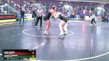 235 lbs Semifinal - Leah Nason, Athens Area HS vs Alexis Durdon, Windsor Sr HS