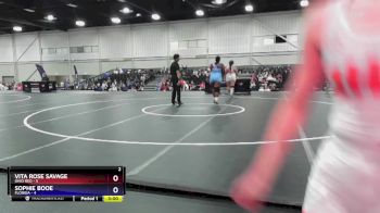 95 lbs Round 2 (6 Team) - Vita Rose Savage, Ohio Red vs Sophie Booe, Florida