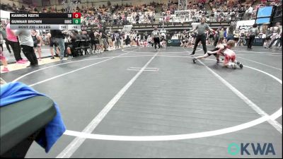 64 lbs Consi Of 8 #2 - Kannon Keith, Tuttle Wrestling vs Gunnar Brown, Duncan Demon Wrestling