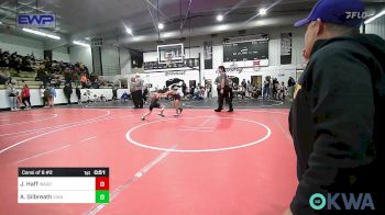 61 lbs Consi Of 8 #2 - Jasper Haff, Wagoner Takedown Club vs Anders Gilbreath, Vian Wrestling Club