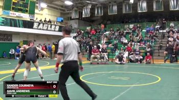 150 lbs Champ. Round 3 - Xander Courneya, Brighton HS vs Gavin Andrews, AVON LAKE