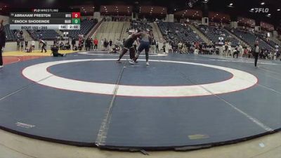 285 lbs Champ. Round 1 - Abraham Preston, Missouri Valley vs Enoch Shodeinde, Marian University