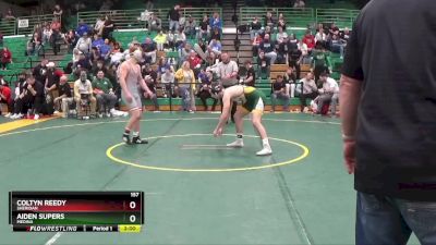 157 lbs Semifinal - Coltyn Reedy, Sheridan vs Aiden Supers, Medina