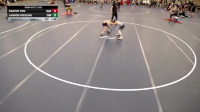 Elementary - 76 lbs Landon Kiesling, Zimmerman vs Easton Vos, Waconia