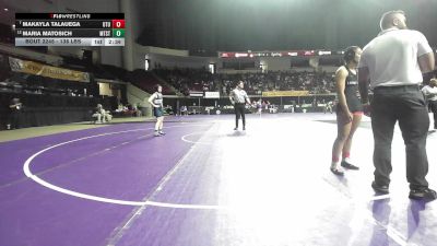138 lbs Consi Of 8 #2 - Makayla Talauega, Utah Tech (W) vs Maria Matosich, Montana State (W)