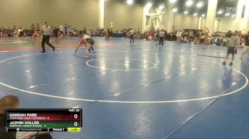 110 lbs Round 4 (8 Team) - Hannah Park, Team Iowa Crazy Coconuts vs Jazmin Haller, Nebraska Widow Makers