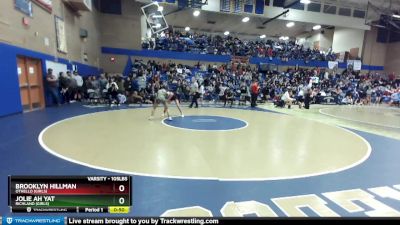 105lbs Cons. Round 2 - Brooklyn Hillman, Othello (Girls) vs Jolie Ah Yat, Richland (Girls)