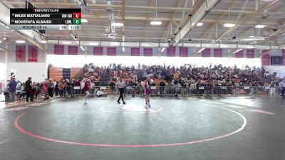157 lbs Round Of 16 - Miles Mattaliano, Concord-Carlisle vs Moustafa Alsaied, Lowell
