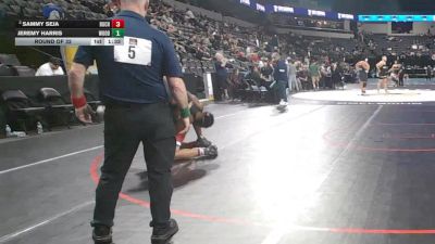 285 lbs Round Of 32 - Sammy Seja, Buchanan (CS) vs Jeremy Harris, Woodbridge (SS)