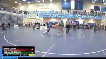 160 lbs Champ. Round 1 - Lance Hunter, Snake River High School vs Joshua Sanderson, Corner Canyon High School