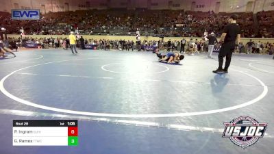 106 lbs Round Of 32 - Parker Ingram, Cleveland Take Down Club vs Giovanni Ramos, Team Tulsa Wrestling Club