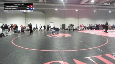 55 lbs Cons. Round 4 - Carter Wallis, Team Missouri Select vs Stefano Garcia, Miami Wrestling Club