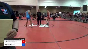170 kg Semifinal - Adrian Artsisheuskiy, Elite Wrestling Academy vs Matthew Singleton, Compound Wrestling