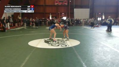 128A lbs Rr Rnd 2 - Elaina Mercadante, Lady Alpha Dawgz Wc vs Ashlynn Cummings, Southside