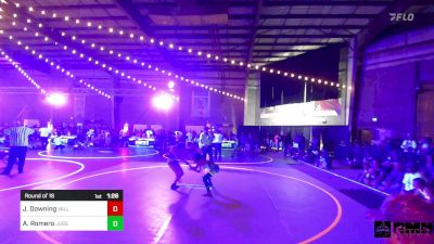 80 lbs Round Of 16 - Jaxi Jean Downing, Valley Bad Boys vs Aaliyah Romero, Juggernaut WC