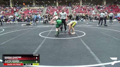 130 lbs Champ. Round 1 - Cooper Huhman, Maize Wrestling Club vs Braydon Hennigh, Ulysses