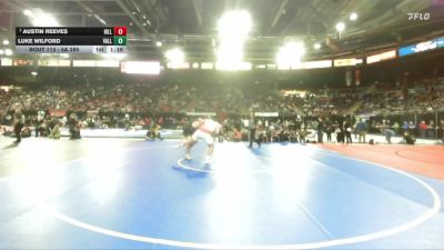 5A 285 lbs Champ. Round 1 - Austin Reeves, Hillcrest vs Luke Wilford, Vallivue
