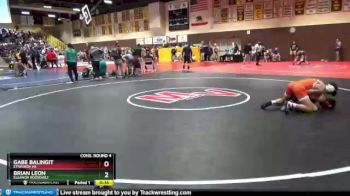 132 lbs Cons. Round 4 - Brian Leon, Eleanor Roosevelt vs Gabe Balingit, Etiwanda Hs