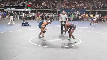 D 1 175 lbs Cons. Round 2 - Dylan Talbot, Southside vs Darius Pondexter-Mott, Central - B.R.