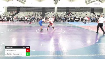 222-H lbs Quarterfinal - Alexander DaSilva, Force Wrestling Club vs Johan Roldan Hernandez, Valley Steam North