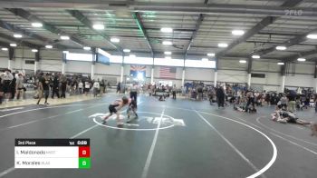 58 lbs 3rd Place - Ian Maldonado, Nvrtc vs Kensey Morales, BlackCat WC