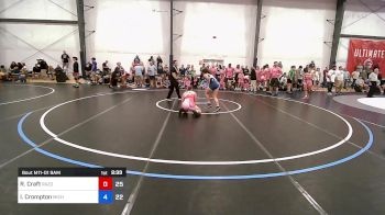 55 kg Rr Rnd 1 - RaeAnn Craft, Razor GWC Red vs Isabella Crompton, Michigan Blue