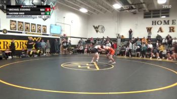 157 lbs 3rd Place Match - Michael Cushing, Waukon vs Hayden Ries, Riceville