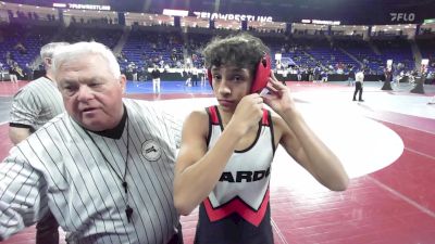 120 lbs Consi Of 32 #2 - Andres Bernal Mendoza, Fairfield Warde vs Michael Saggese, Newton North