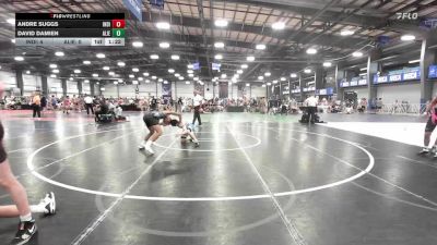 120 lbs Rr Rnd 1 - Andre Suggs, Indiana Outlaws Orange vs David Damien, Alien Slime