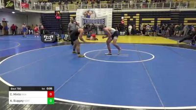 215 lbs Consy 3 - Collin Minto, Bishop McDevitt vs Aiden Buggey, North Allegheny