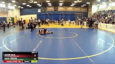 100 lbs Round 1 - Jacob Hald, Flagler Wrestling Club vs Miles Merves, Black Flag Wrestling Academy