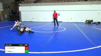 220 lbs Cons. Round 2 - Luke Crvarich, California vs Frank Pelayo, Topanga PAL Wrestling