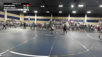 77 lbs Quarterfinal - Matthew Zubia, SoCal Hammers vs Everett Kreiley, Gold Rush Wr Ac