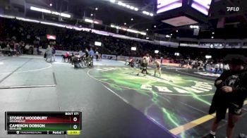 150 lbs Champ. Round 2 - Cameron Dobson, Richland vs Storey Woodbury, Goldendale