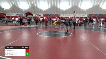 165 lbs Consolation - Dustin Gross, Central Michigan vs Sean O'Dwyer, West Virginia