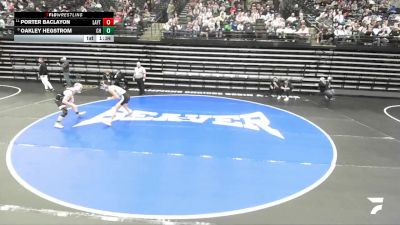 6A 157 lbs Champ. Round 1 - Porter Baclayon, Layton vs Oakley Hegstrom, Copper Hills