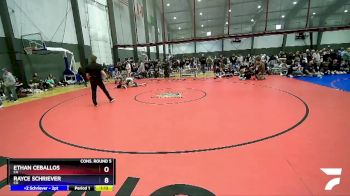 126 lbs Cons. Round 5 - Ethan Ceballos, CA vs Rayce Schriever, CO