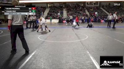 145 lbs 2nd Place Match - Chase Pelt, Columbus vs Slade Pickerill, WTC