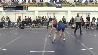 184 lbs Cons. Round 5 - Wills Bronson, John Carroll vs Owen Turnbow, Albion