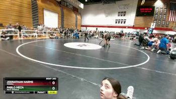 220 lbs Cons. Round 2 - Pablo Meza, Rock Springs vs Johnathan Harms, Powell