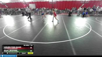 124 lbs Semifinal - Emjay Neumann, Askren Wrestling Academy vs Jazleen Fong-Baake, X-Factor Elite Wrestling