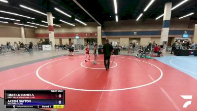 71 lbs Cons. Round 3 - Lincoln Daniels, Katy Area Wrestling Club vs Akeem Gayton, Rise Wrestling