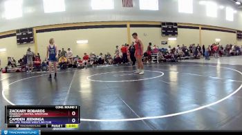 182 lbs Cons. Round 2 - Zackary Robards, Evansville Central Wrestling Academy vs Camden Jeeninga, Bulldog Premier Wrestling Club