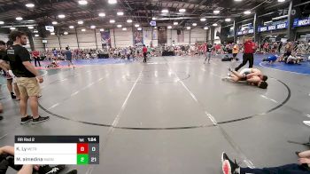 132 lbs Rr Rnd 2 - Kai Ly, MetroWest United Red vs Matthew Almedina, Dark Knights