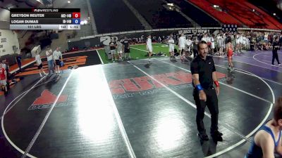 101 lbs Greyson Reuter, Alaska 2 14U Boys vs Logan Dumas, Idaho 14U Boys