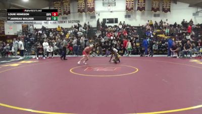 113 lbs Champ. Round 2 - Louie Keneson, Crown Point vs Jarreau Walker, Streetsboro