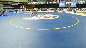 Girls 3A 115 lbs Cons. Round 2 - Signe Cairus, Stanwood (Girls) vs Raenna Brown, Silas (Girls)